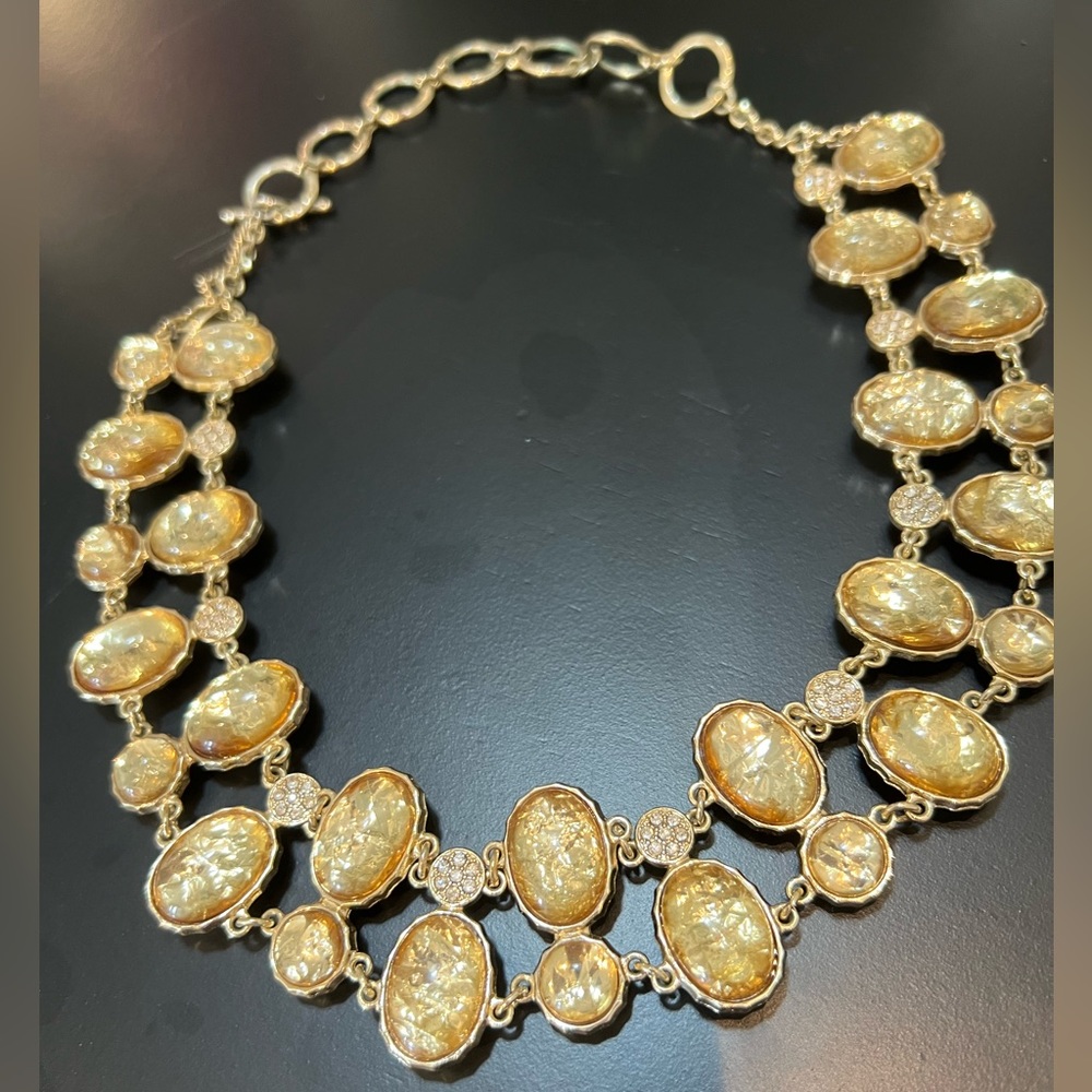 Amrita Singh Reversible Stone Bib Necklace